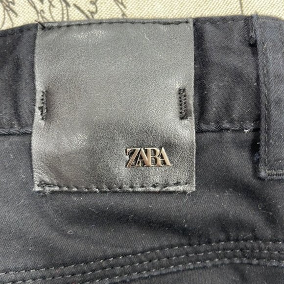 Zara men skinny fit black jeans used - Picture 4 of 5